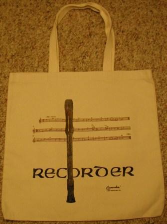 Recorder Tote Bag