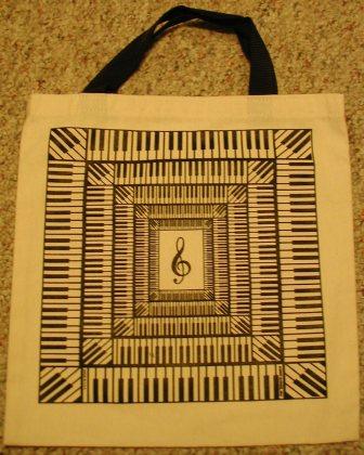 Treble Clef Tote Bag