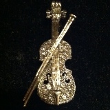 Silver Crystal Violin