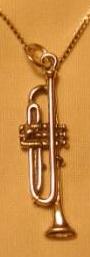 Flat Back Trumpet Charm