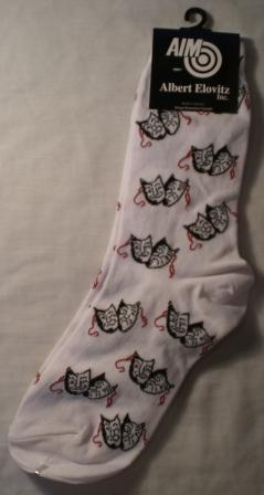 Theater Mask Socks