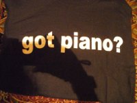got piano shirt