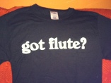 got flute shirt