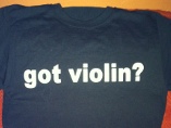 got violin shirt